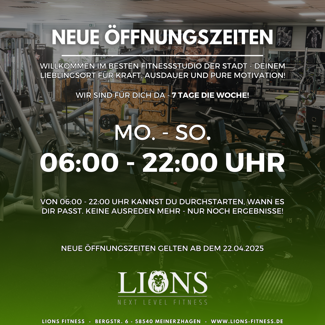 Unsere neuen Öffnungszeiten